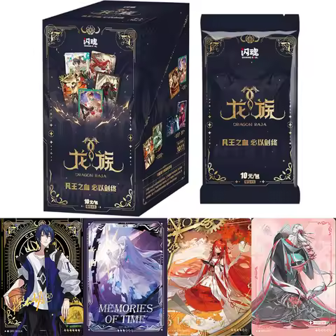 Genuine Dragon Raja Card The blood of all Kings Series Lu Mingfei Chen Motong Anime Peripheral Colle