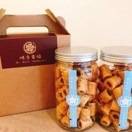 時之幸福小知足手工蛋捲 原味 芝麻 紅茶 咖啡 巧克力