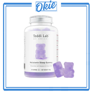 Teddi Lab Melatonin Sleep Gummy 褪黑素睡眠軟糖 60粒【平行進口】3mg褪黑激素 檸檬&薰衣草口味