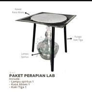 ALAT PEMANAS LABORATORIUM / LAMPU SPIRTUS + KAWAT KASA ABSES