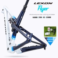 NEW Lexon Flyer 29er Carbon Full Suspension MTB Frame Mountain Bicycle Mountain Frame 29 Carbon Frameset 15 17 19 21 Inch Parts