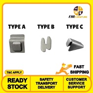 EHL FURNITURE - Steel Metal Clips and Shelf Bracket(1pcs)