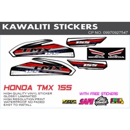 Honda TMX 155 Sticker Decals