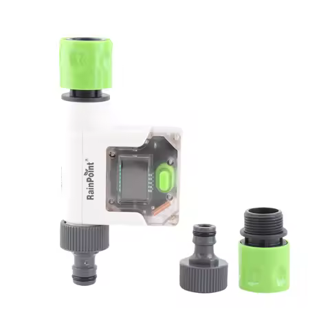 WiFi Water Flow Meter for Garden Hose Smart Water Meter with 4 Flow Modes Real Time Flow Tracking Re