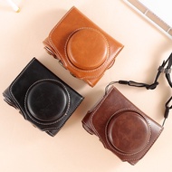 Suitable for Canon G7X2 Camera Bag G7X3 G9X SX720 SX730 SX740 Camera Case Leather Case Protective Ca