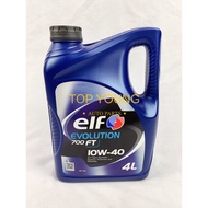 ELF EVOLUTION 700 FT 10W40 (10W-40) SEMI SYNTHETIC ENGINE OIL 4L 10W-40