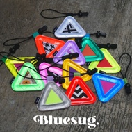 CAHAYA Triangle Reflector Bluelug Bicycle Triangle Reflector Light Reflector Triangle Bike 10cm