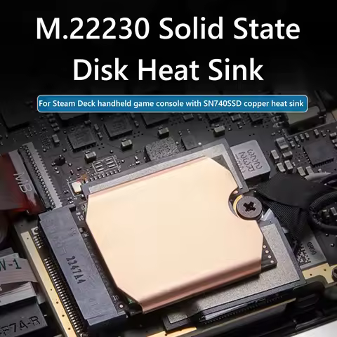 SSD Copper Heatsink Cooling Thermal Pad Antioxidant Copper Heatsink Thermal Pad Polished for Steam D