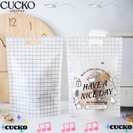 CUCKO 100Pcs Candy Gift Bags, Plastic Transparent OPP Self Adhesive Pouch,  Have A Nice Day Party De