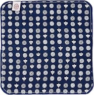 Masawa ZAPP Towel, Handkerchief, Navy, Approx. Height 9.3 x Width 9.3 inches (23.5 x 23.5 cm), Japan