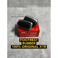 UNIVESAL X1R FRONT FOOT REST RUBBER FORGED CNC SET ORIGINAL VIETNAM FOOTREST LIPAT EX5 / WAVE / LC /