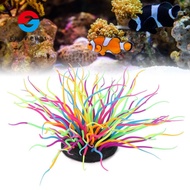 OWNNEPH Artificial Sea Anemone Coral, Simulation Silicone Silicone Anemone Coral, Ornament Colorful 