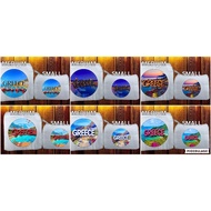 Ashgianly GREECE COIN PURSE CUSTOMIZED INTERNATIONAL SOUVENIR