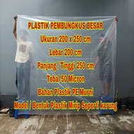 PREMIUM Kantong Plastik Pembungkus Kasur Springbed 200 x 250 Tebal 50