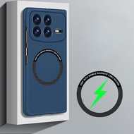 Frameless Slim Matte Hard Magnetic Case for Xiaomi Mix Fold 4 Fold4 Wireless Charging Hard Back Cove