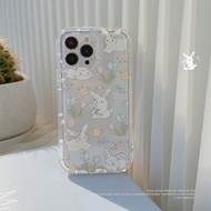 INS Style Flowers Rabbits Casing For OPPO A5 Realme 14X C75X C75 C73 GT7 7T A3 Pro A93S A93 A73 A72 