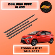 Perodua Myvi G3 2018 - 2022 Moulding Door Glass Outer / Getah Luar Cermin 100% New High Quality