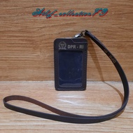 DPR RI Leather ID Card Holder DPR RI Leather ID Card Holder Necklace