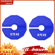 Gym Micro-Type Plates Dumbbell Fractional Weight 0.75kg Plate Rubber Fractional Weight Plates Add-on