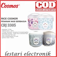 Cosmos Rice Cooker CRJ-3305 Anti Lengket 1,8 Liter