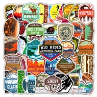 ❉ National Park . Mountains & Lakes Stickers ❉ 50Pcs/Set DIY Fashion Waterproof Doodle Decal Sticker