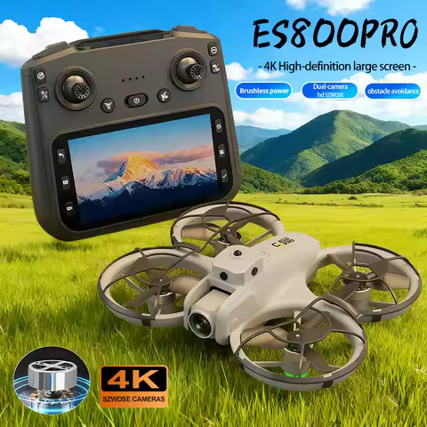 ES800PRO Drone 4K Professional HD Dual Camera FPV Brushless Motor Optical Flow Hovering Folding Quad