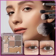 Eyeshadow Palette Neutral 7 Colors Shimmer Waterproof Eyeshadow Matte Shimmer Pressed Eyeshadow Glit
