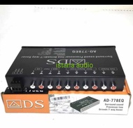 Parametrik Pre Amp ADS AD-778 EQ EQUALIZER 7 BAND SURROUND SOUND PROCESOOR