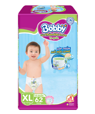 Tã Quần BobbY XL62 Siêu Siêu Lớn (Size XL) - 62 Miếng