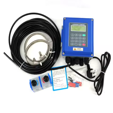 TUF-2000B Ultrasonic flow meter DN50mm-DN700mm wall mounted type ultrasonic liquid flowmeter IP67 pr