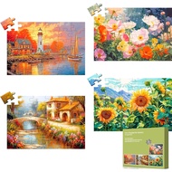 4 Packs 36 Piece Large Jigsaw Puzzles for Elderly Dementia Alzheimer's Products Activities, Alzheime