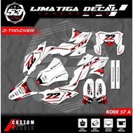 Decal sticker Dekal sticker Klx D tracker full body MTP - 57