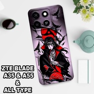 10/s Flexible rubber Softcase for ZTE BLADE A35 & A55 2024 naruto anime Motif/case ZTE BLADE A35 & A