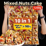 MIxed nuts cake healthy snacks mix nuts and almond/walnuts/fruits dried/pumpkin seeds Granola bar