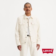 Levis 男款 牛仔外套 / TYPE3經典版型 / 牛奶白 熱賣單品