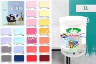 1 Liter SAIKSING Wall Emulsion Mural Paint / Wall Ceiling Paint / Cat Mural Pelaka Air Dinding (Colour)
