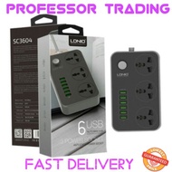 LDNIO 3AC Power Socket (3.4A) + 6 USB Fast Charger Extension