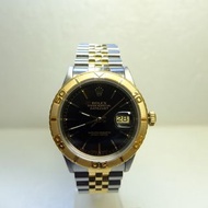 X頭約1991年 ROLEX 16263 爬山虎,全原裝無盒無紙,原裝62523H錶帶相當挺身 原裝黑嬌金面無番寫。編號162632623。60張高清相片