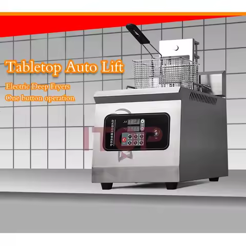 ITOP Electric Fryer Automatic Lifting Fryer Fried Food Fried Chicken French Fries Cooking Equipment 