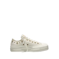 Converse CTAS Lift Platform Heathered Glam Women's Sneakers - Egret/Egret/Gold
