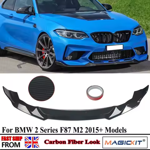 Front Bumper Low Lip FOR BMW 2 SERIES F87 F22 M2 Petrol Coupe 2015-2020 FRONT SPLITTER VALANCE LIP S