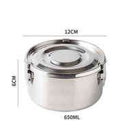 304 Stainlesss Steel Leak Proof Picnic Box Lunch Box with Lid Bento Box Food Storage Containers