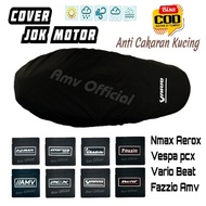 Mootor Nmax Vespa Pcx Vario Aerox Beat Fazzio Seat Cover/Waterproof Motorcycle Seat Cover