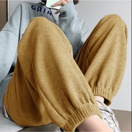 Spring Women's Loose Fit High-Waist Sport Pants with Pockets