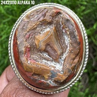 Agate Ring Coralnatural (Natural Original)