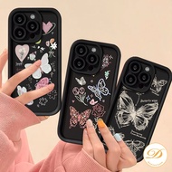 Fantasy Butterfly Flower Soft Case For OPPO A58 A18 A38 A57 A78 A17K A54 A17 A15 A5s A7 A12 A98 A16 