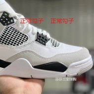 Original Joe 4 basketball shoes AJ4 Blue Hot Lava Aj4 white