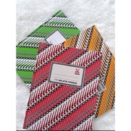 5 Premium TWIN GLATIK Batik Books containing 100 A5 Books