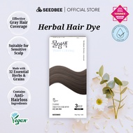 Seedbee Herb Water Hair Colour in Medium Brown - For Grey Hair Coverage 10g/1 Box (30g)