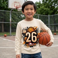 ROO Kids Unisex Long Sleeve Graphic T-Shirt 100% Cotton